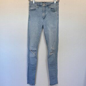 Abercrombie & Fitch Distressed Simone High Rise Super Skinny